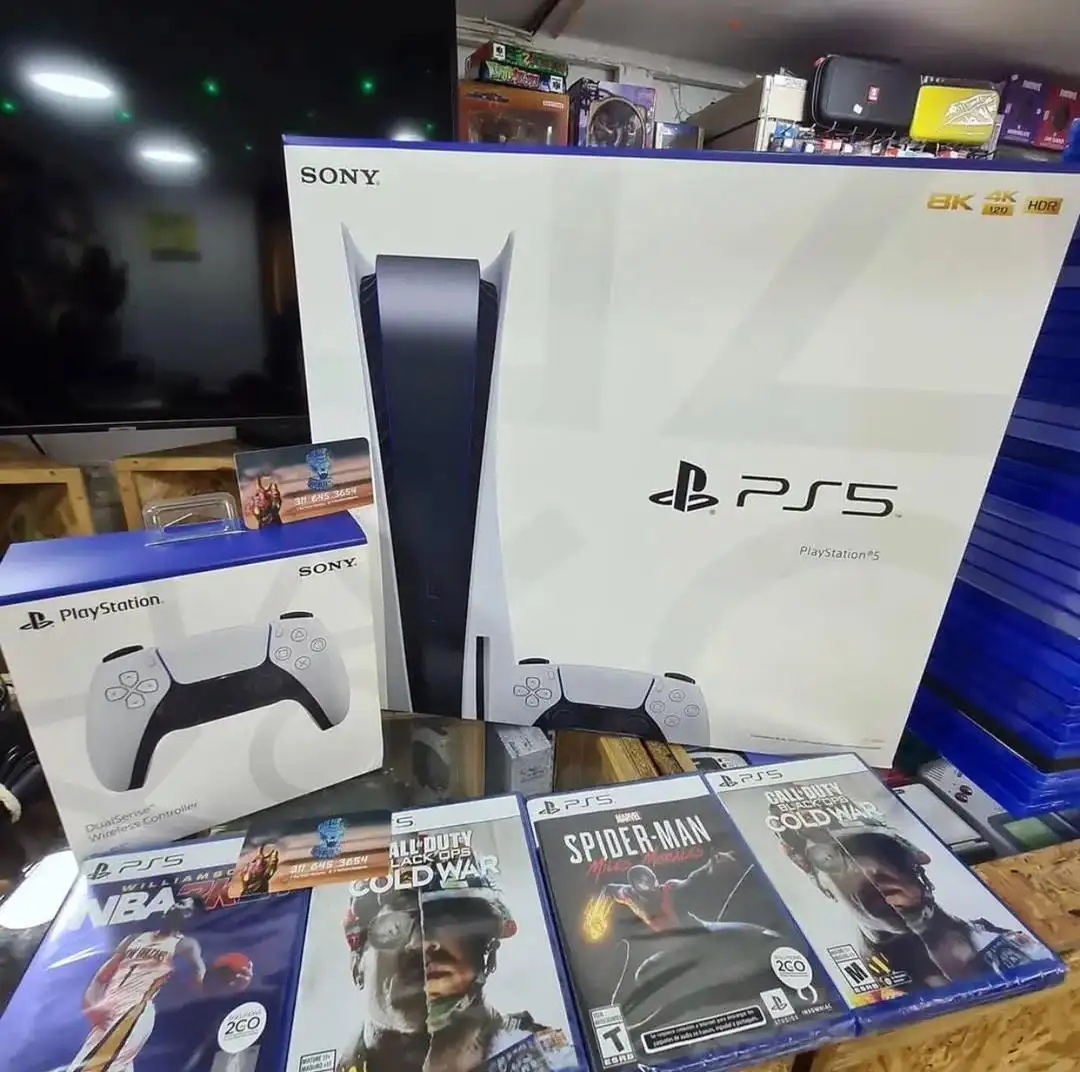 New OEM Brand 5 Disc Edition 825GB Limited Edition PS5 Home Console-white Guangdong China Original Material — image 3