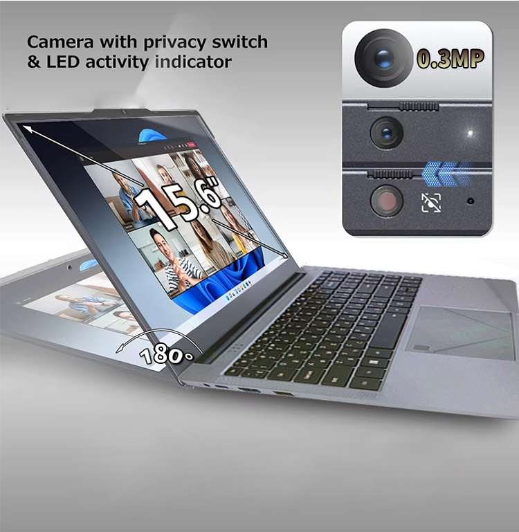 15.6" Gaming Laptop AMD-Ryzen R5 R7 Laptop 32GB DDR4 RAM 512GB NVMe SSD Portable Notebook Laptop — image 3