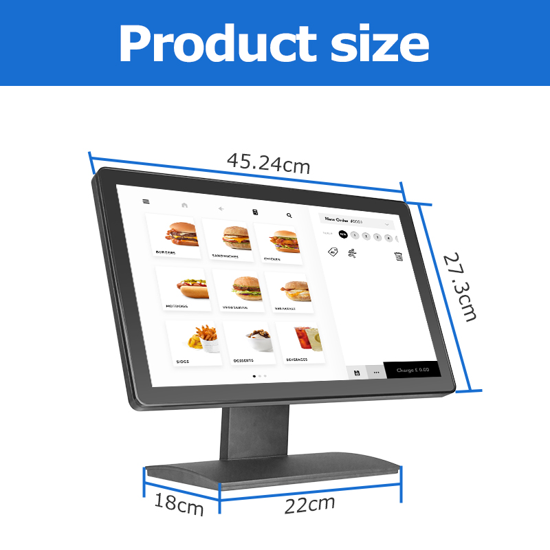 18.5 Inch Retail Point of Sale All in One Pc Android Pos Machine Touch Screen Full Cash Register Store Pos System Cash Terminals — image 2