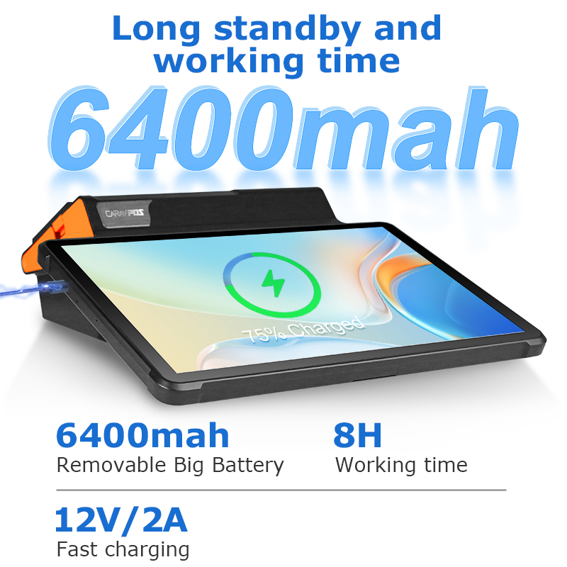 Android 13 Mini Cash Register Point of Sale Systems 11'' Pos Tablet Nfc Supermarket Atm Machine All in 1 Pos Terminal — image 4