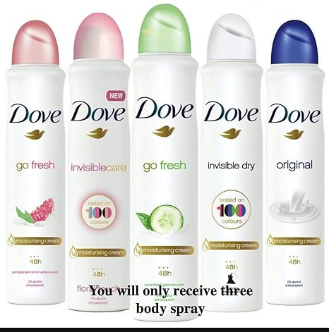 Women Anti Perspirant Deodorant Body Spray 150ml /Original Doves Deodorant Body Spray