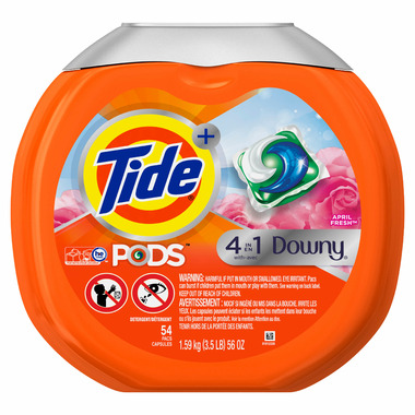 Tide Laundry Detergent pod, Original Scent, 132 fl oz, 100 Loads, HE Compatible
