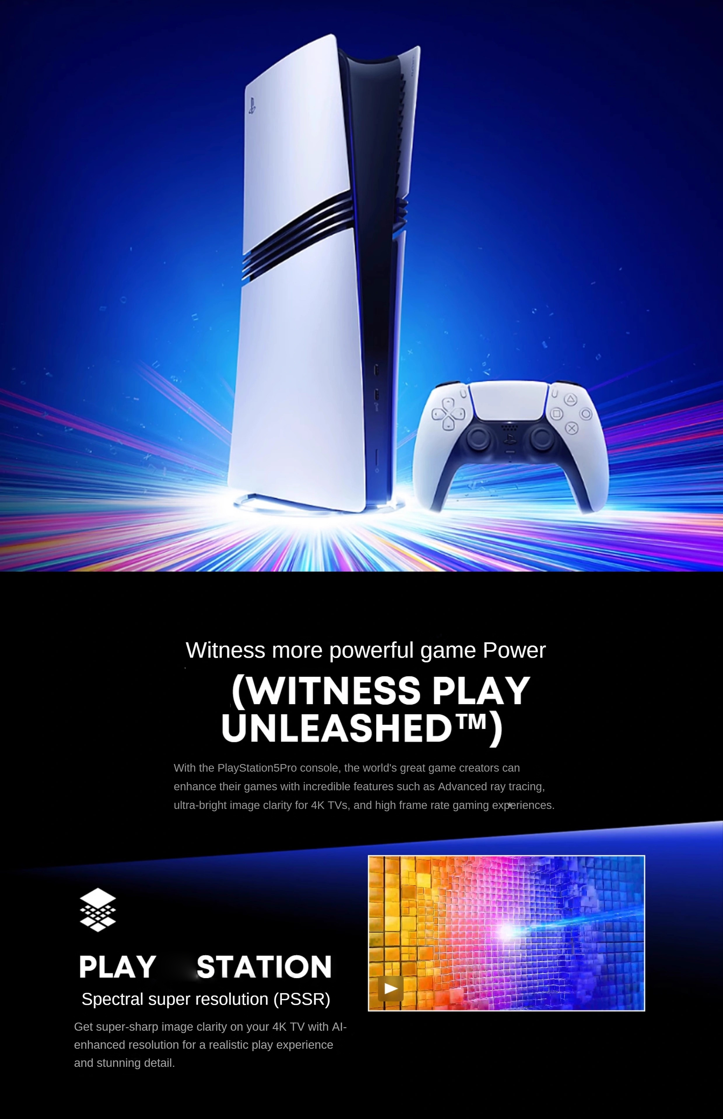 2024 Newest High Performance so Ny Original Play Station 5 Ps5 Pro Console Video Game Host Digital Edition CDROM Version All New — image 3