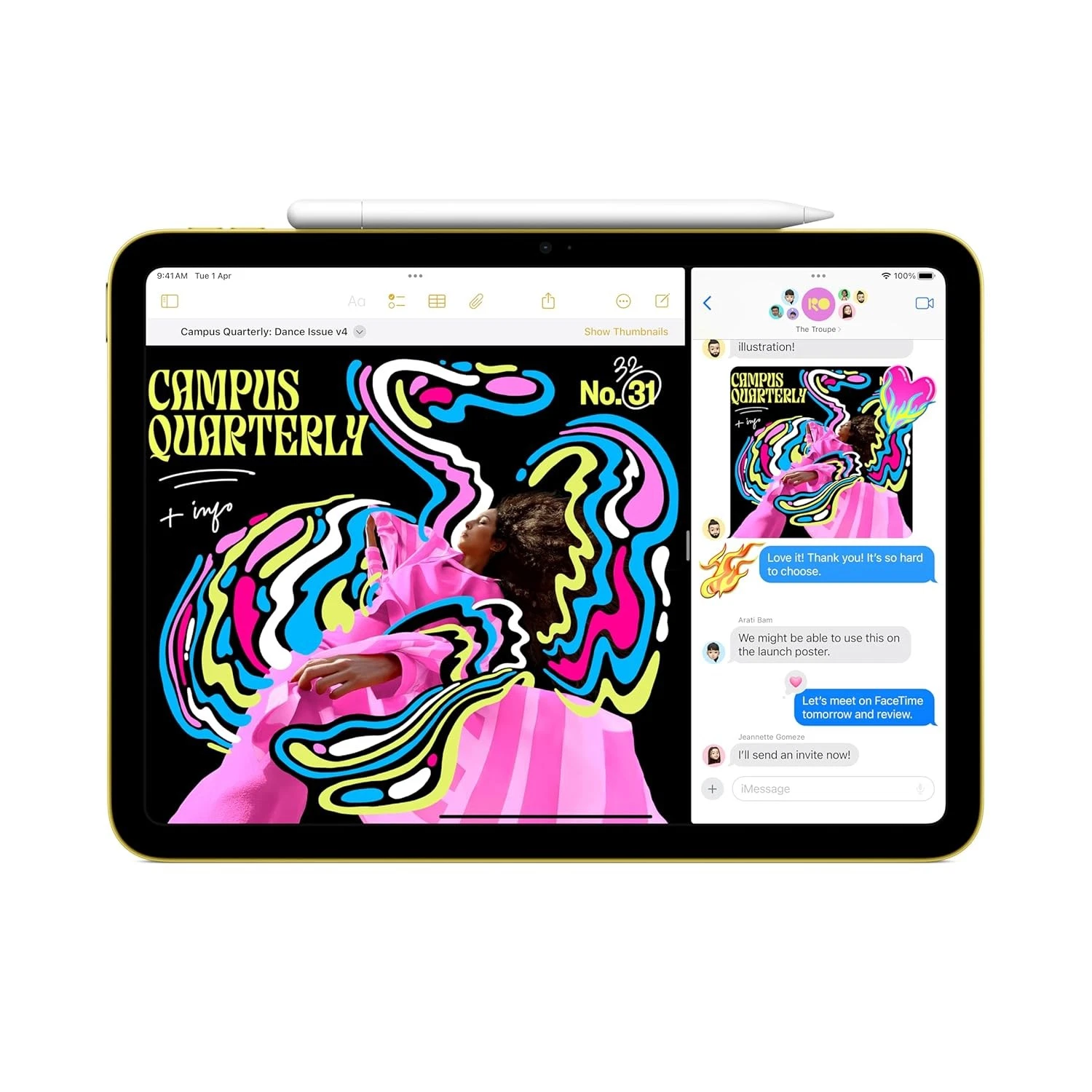 Apple iPad 11″ (A16 chip) — 128GB • Wi-Fi • Pink — Brand New, Sealed Fedex Dhl — image 3