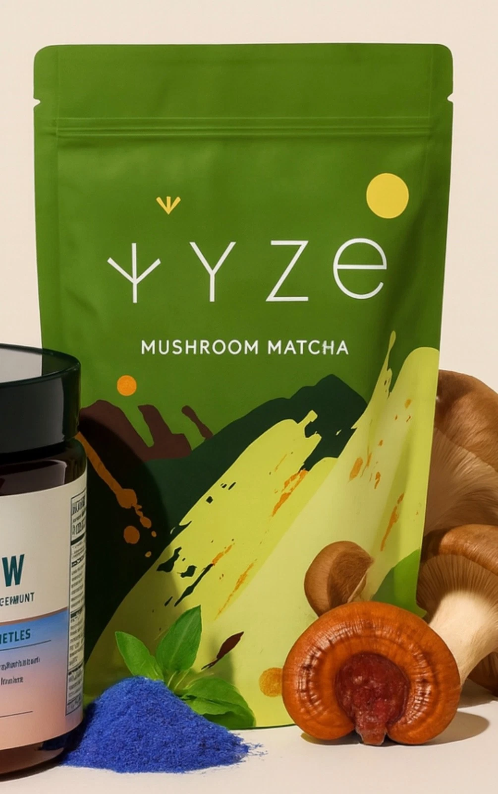 Organic Mushroom & Matcha Coffee 30 Servings Per Pack ( PACK OF 2 ) — image 3