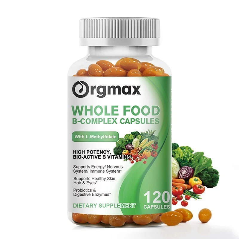 Vitamin B Complex Vitamin B Supplement - B-Complex Vitamins with B12, B6, B9