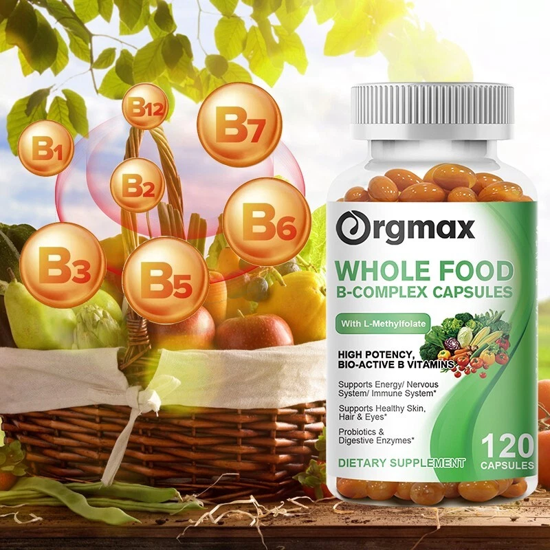 Vitamin B Complex Vitamin B Supplement - B-Complex Vitamins with B12, B6, B9 — image 2