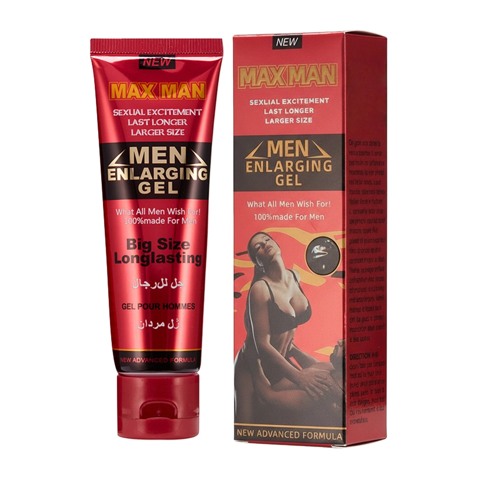 Enlargement Cream Men's Enlarging Gel Men Massage Cream Larger Thicker Longer