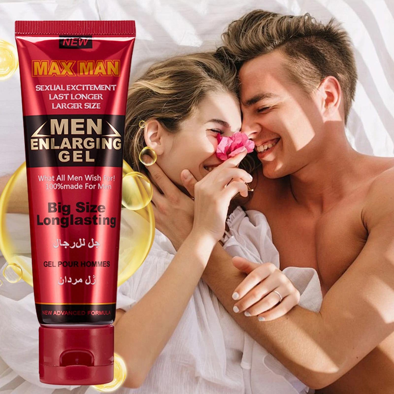 Enlargement Cream Men's Enlarging Gel Men Massage Cream Larger Thicker Longer — image 2