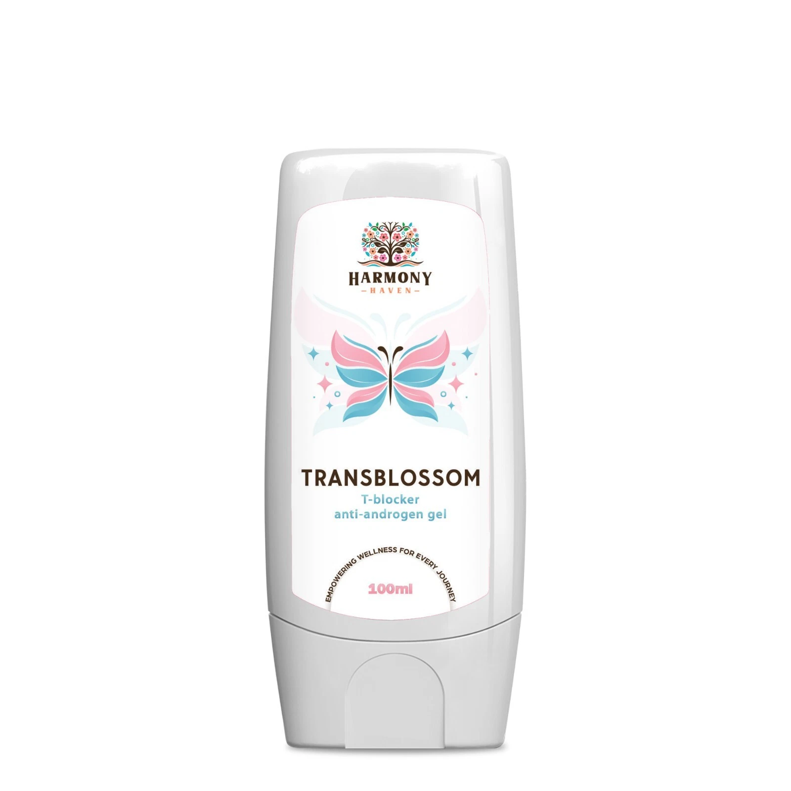TransBlossom T-Blocker Anti-Androgen 100ml Gel - Control for MTF Transition — image 2