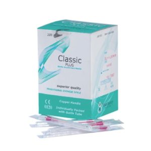 Classic Plus Acupuncture Needles Dimension 0.30 x 25mm pack of 100 Needles