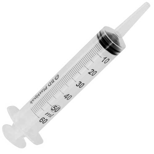 BD Plastipak 3-Part Catheter Tip Syringe 50ml	40 Syringes