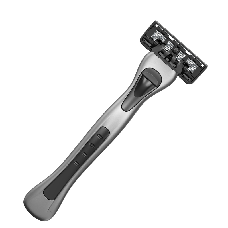 5 Blades Cartridge with Trimmer Men Shaving Razor Open Back Design Replaceable Shaving Razor — image 5