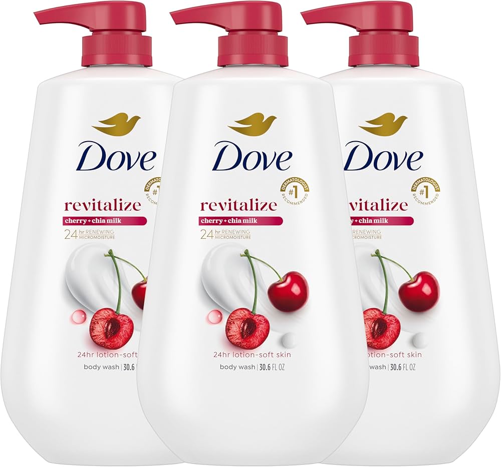 100% Dove Organic Herbal Shower Gel-Deep Cleansing Dove- BODY WASH 1L Dove Sensitive 200 ml