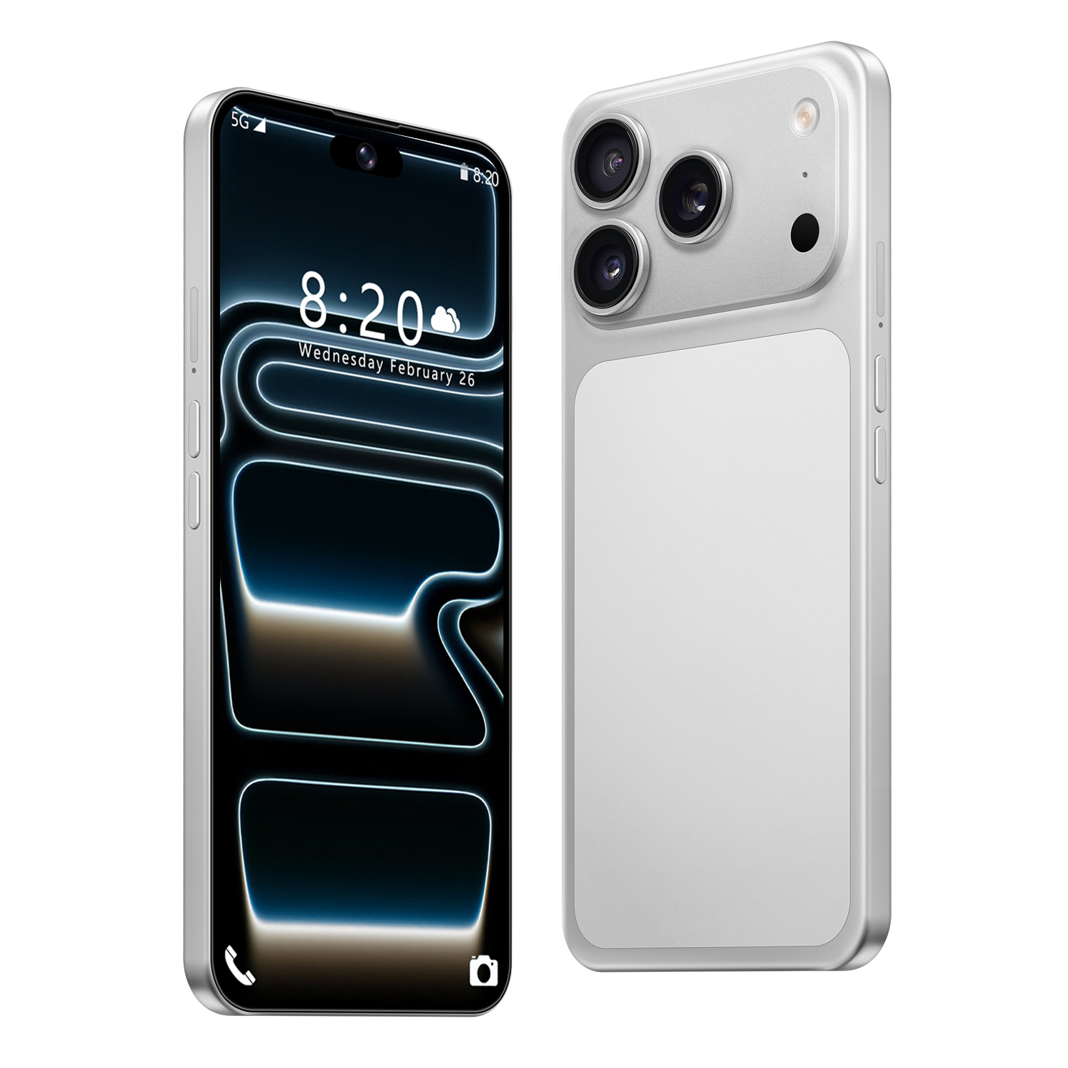 2026 Used for 17 Pro Max Wholesale Original Unlocked 5G Smartphone HD Display 6.9" 144Hz 108MP Camera 16GB RAM A+Excellent