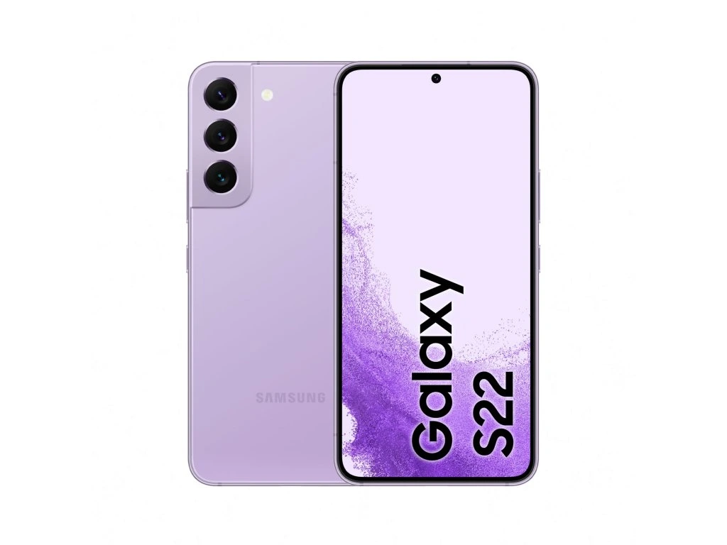 Samsung Galaxy S22 S901U 128GB Phantom Purple (Unlocked) SmartPhone- Very Good