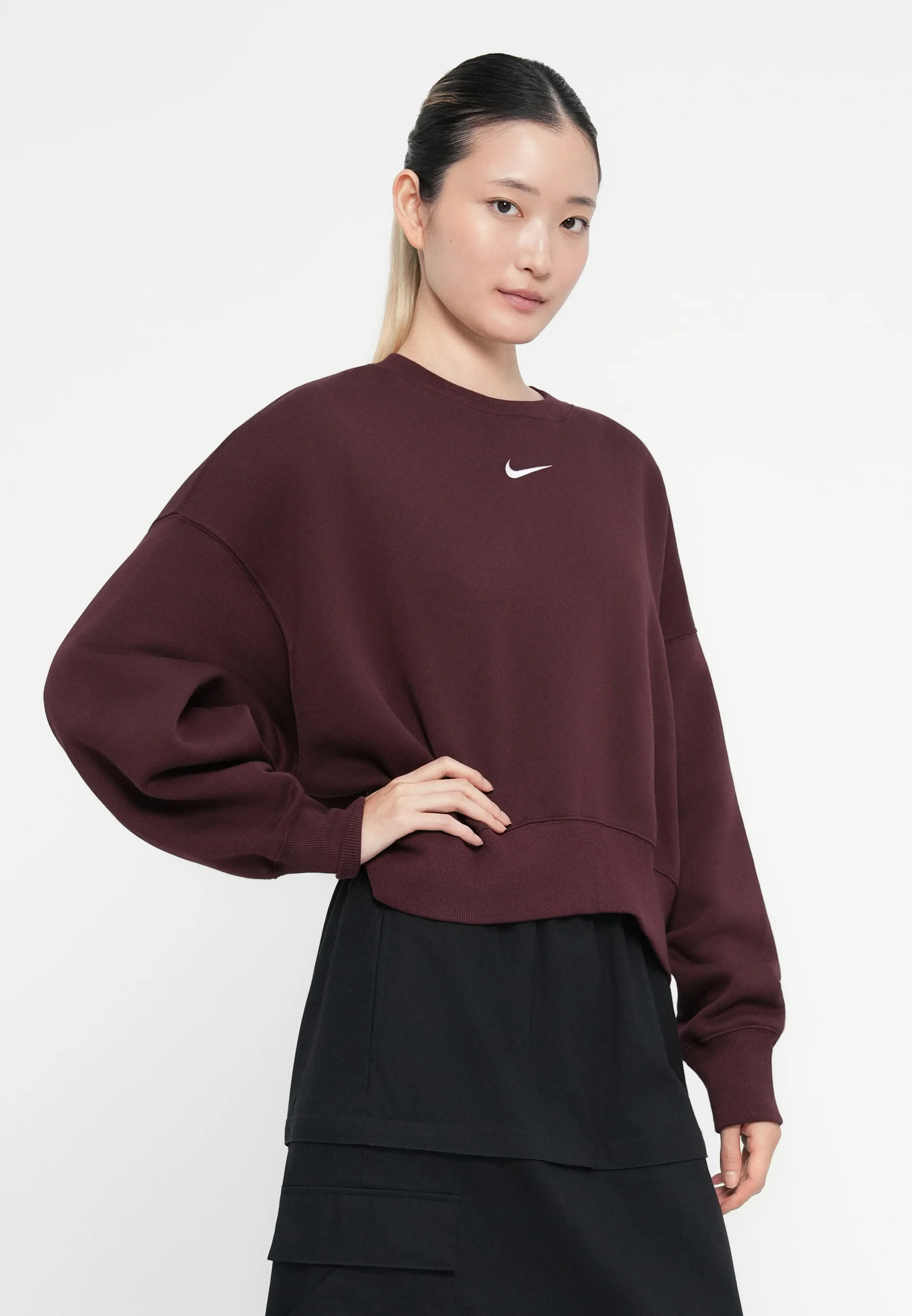 Original Nike Sportswear CREW - Sweatshirt - burgundy crush