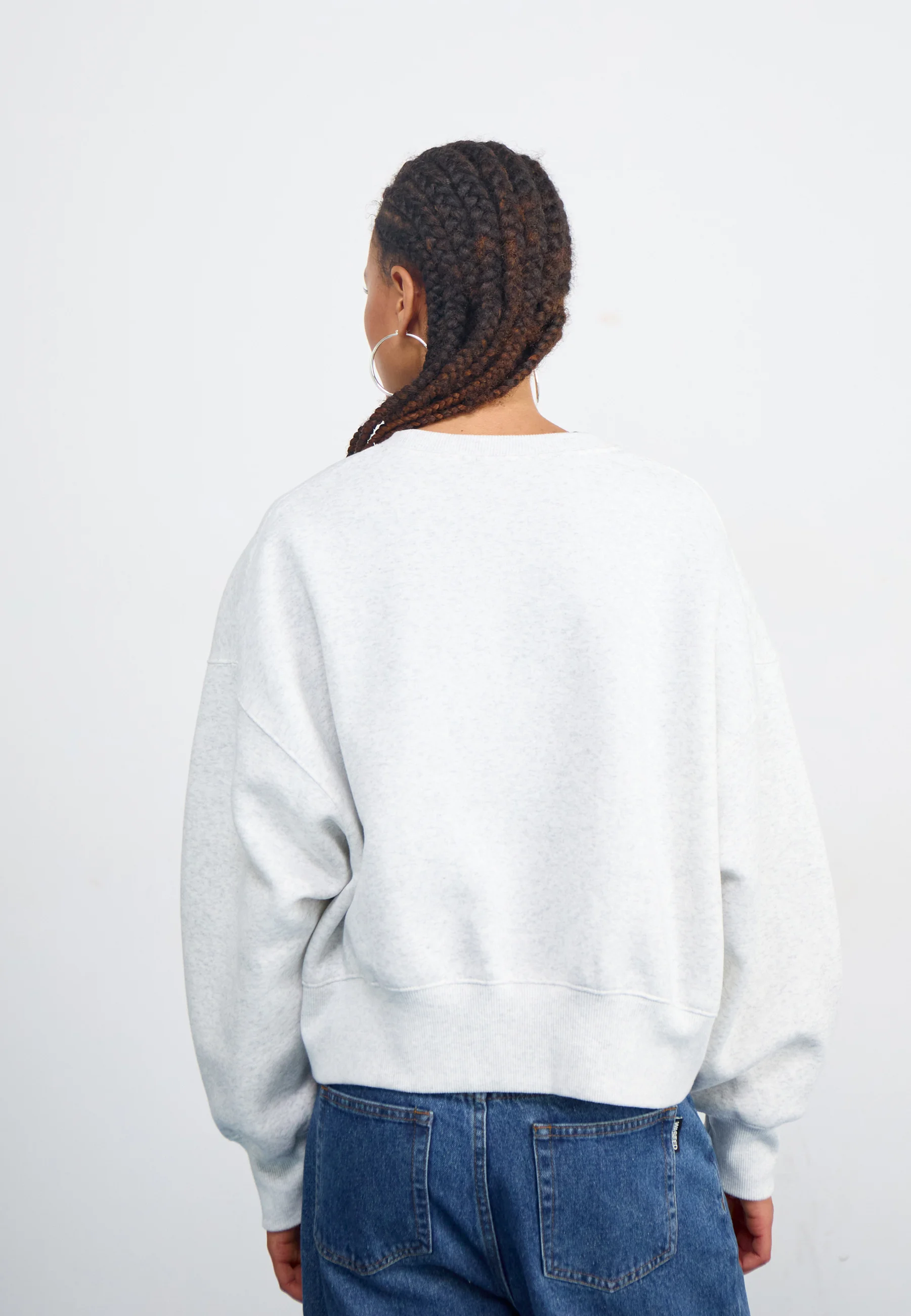 Wholesale Nike Sportswear CREW - Sweatshirt - birch heather/sail — image 2
