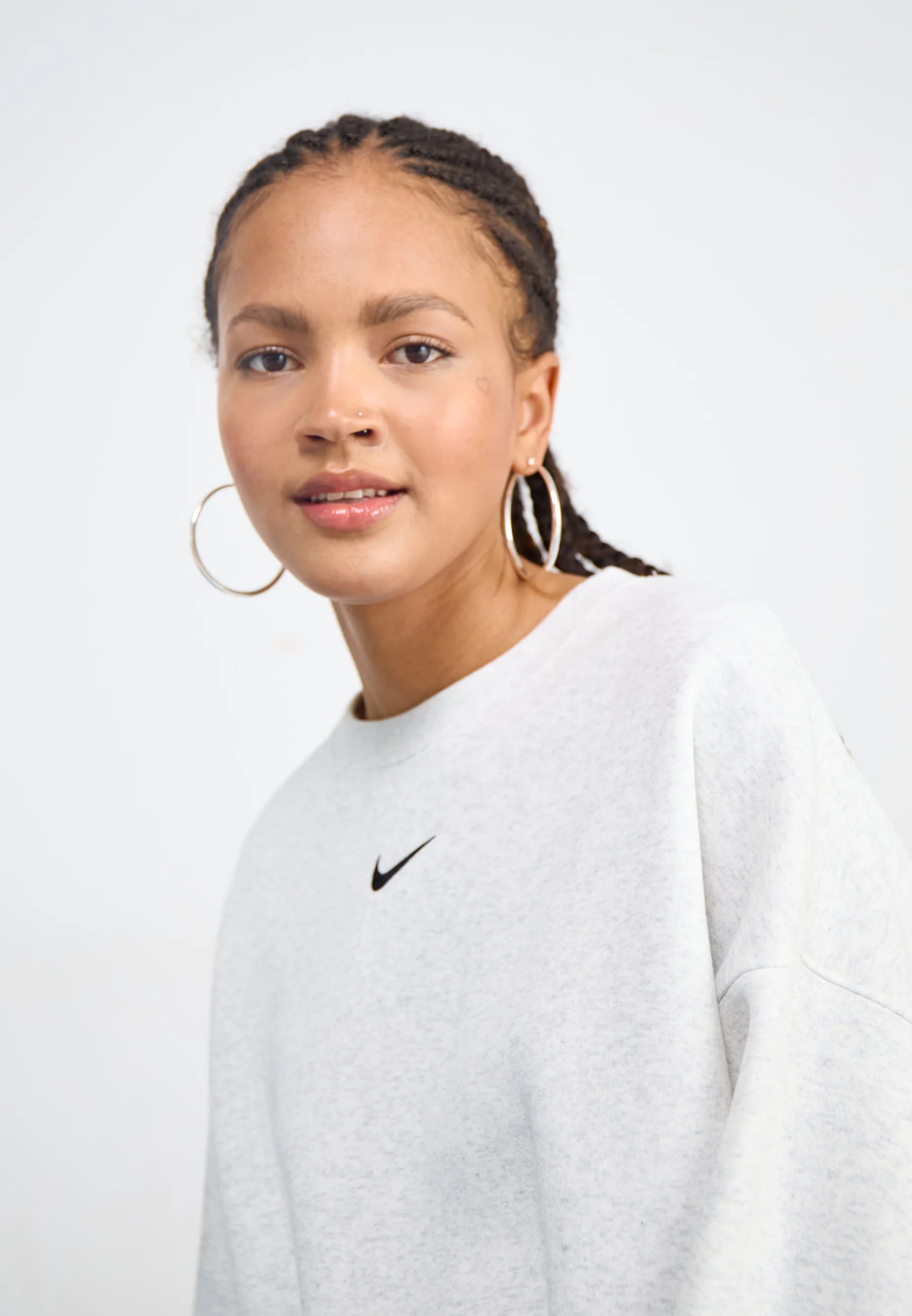 Wholesale Nike Sportswear CREW - Sweatshirt - birch heather/sail — image 3