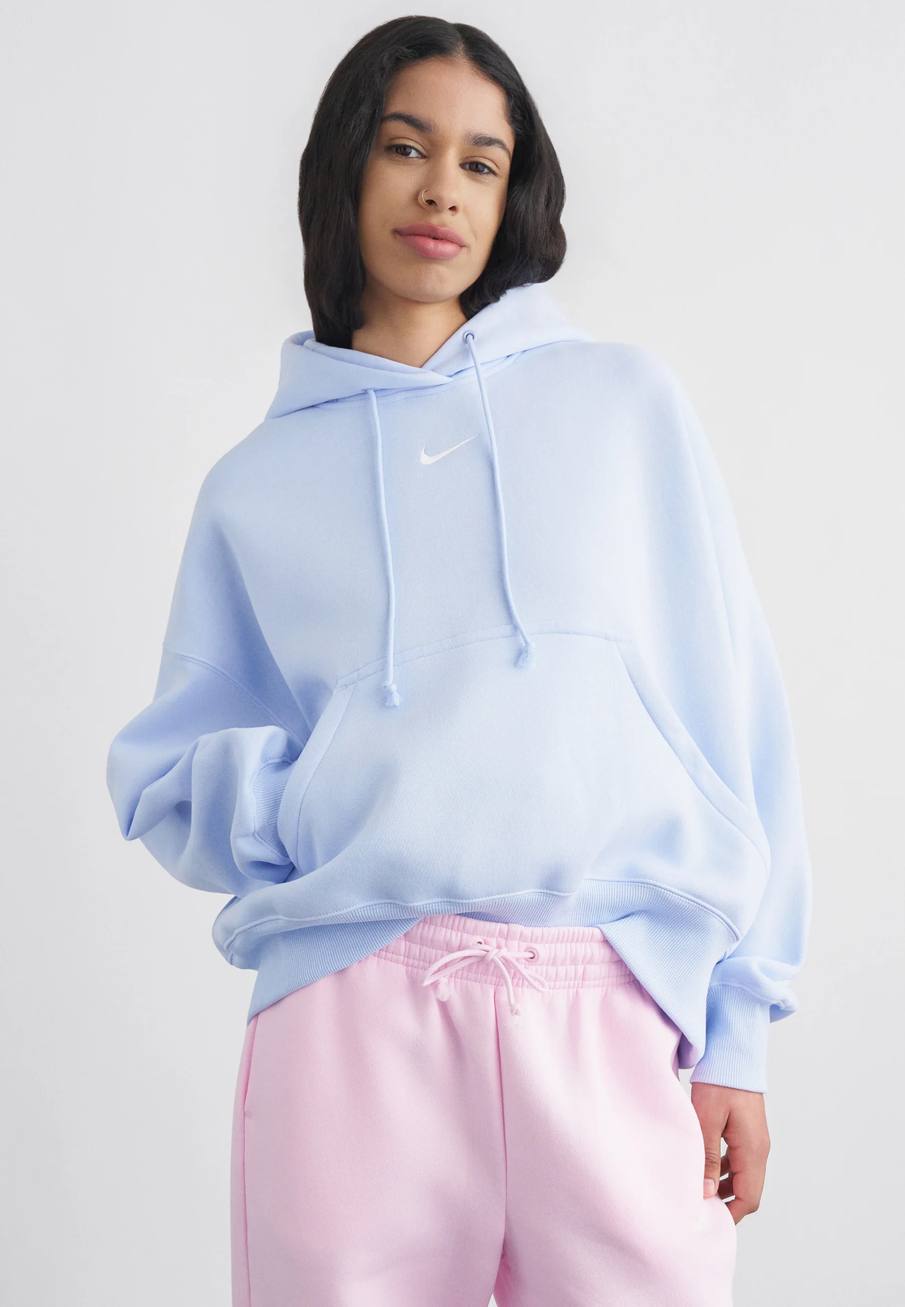 Nike Sportswear HOODIE - Hoodie - hydrogen blue sail
