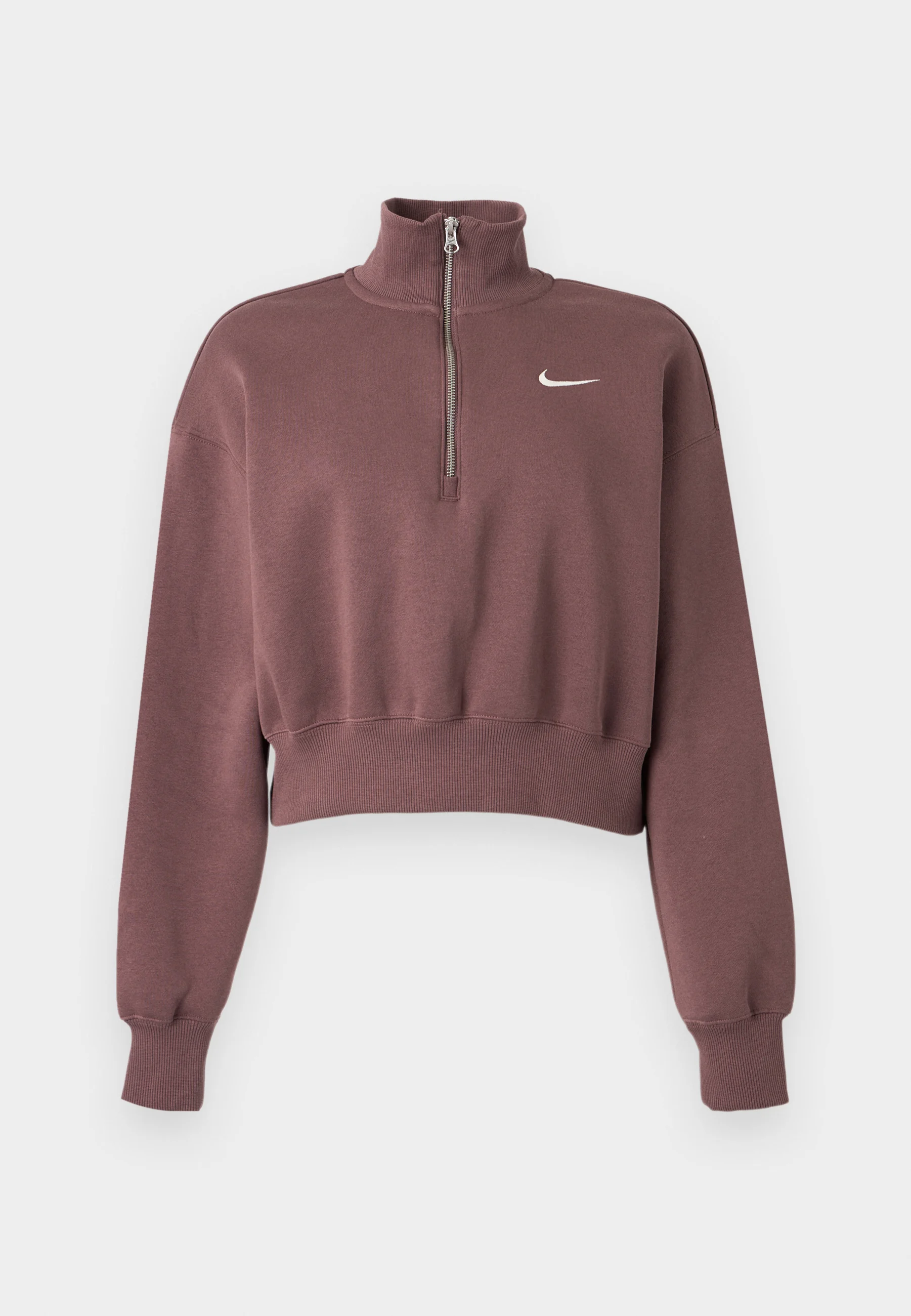 Zip neck Nike Sportswear Sweatshirt - tattoo/sail -Elasticated waist Thumbnail 6