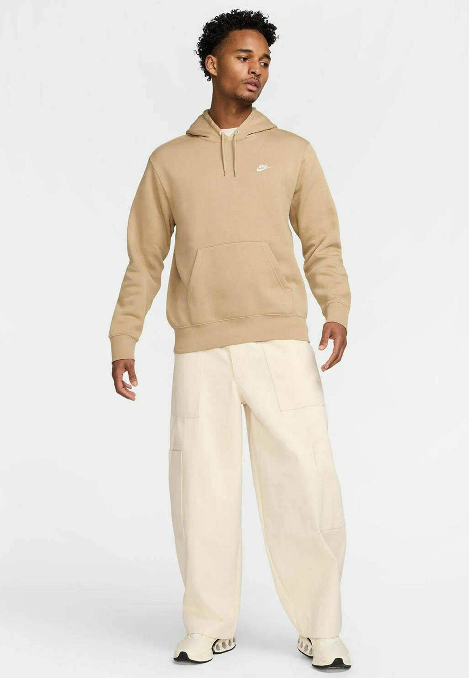 Nike Sportswear CLUB HOODIE - Hoodie - beige — image 3