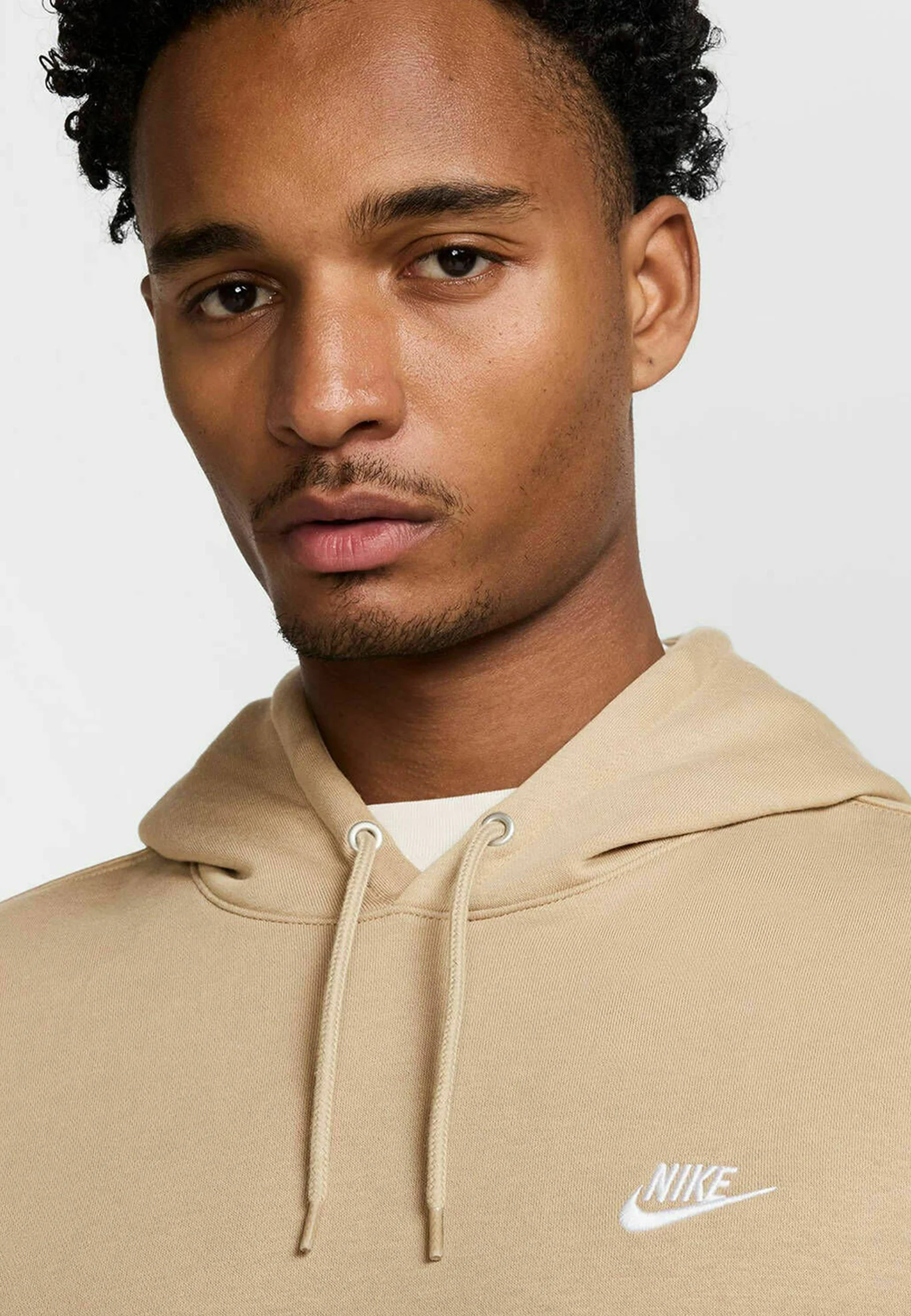 Nike Sportswear CLUB HOODIE - Hoodie - beige — image 5
