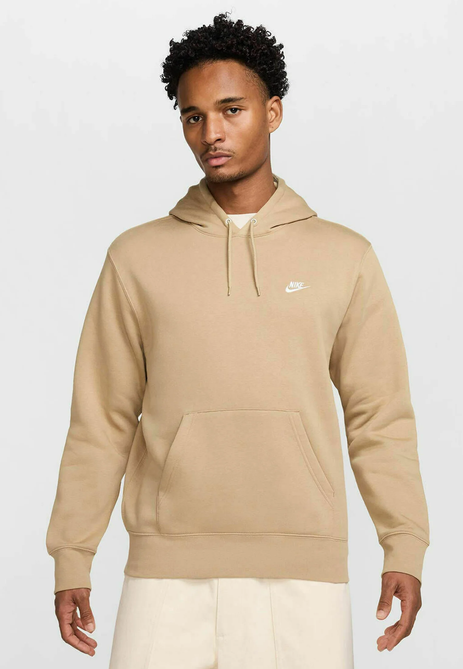 Nike Sportswear CLUB HOODIE - Hoodie - beige 缩略图 6