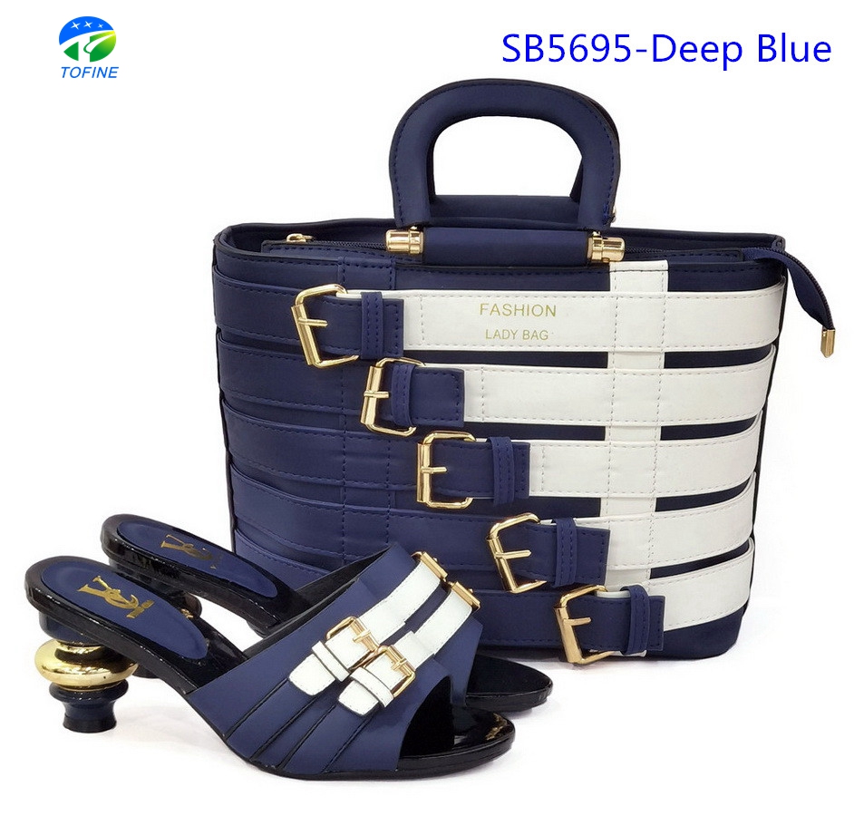2021 Shoes Bag Set Hot Selling Handbag Wholesale Lady Wine Shoes Matching Bag — image 4
