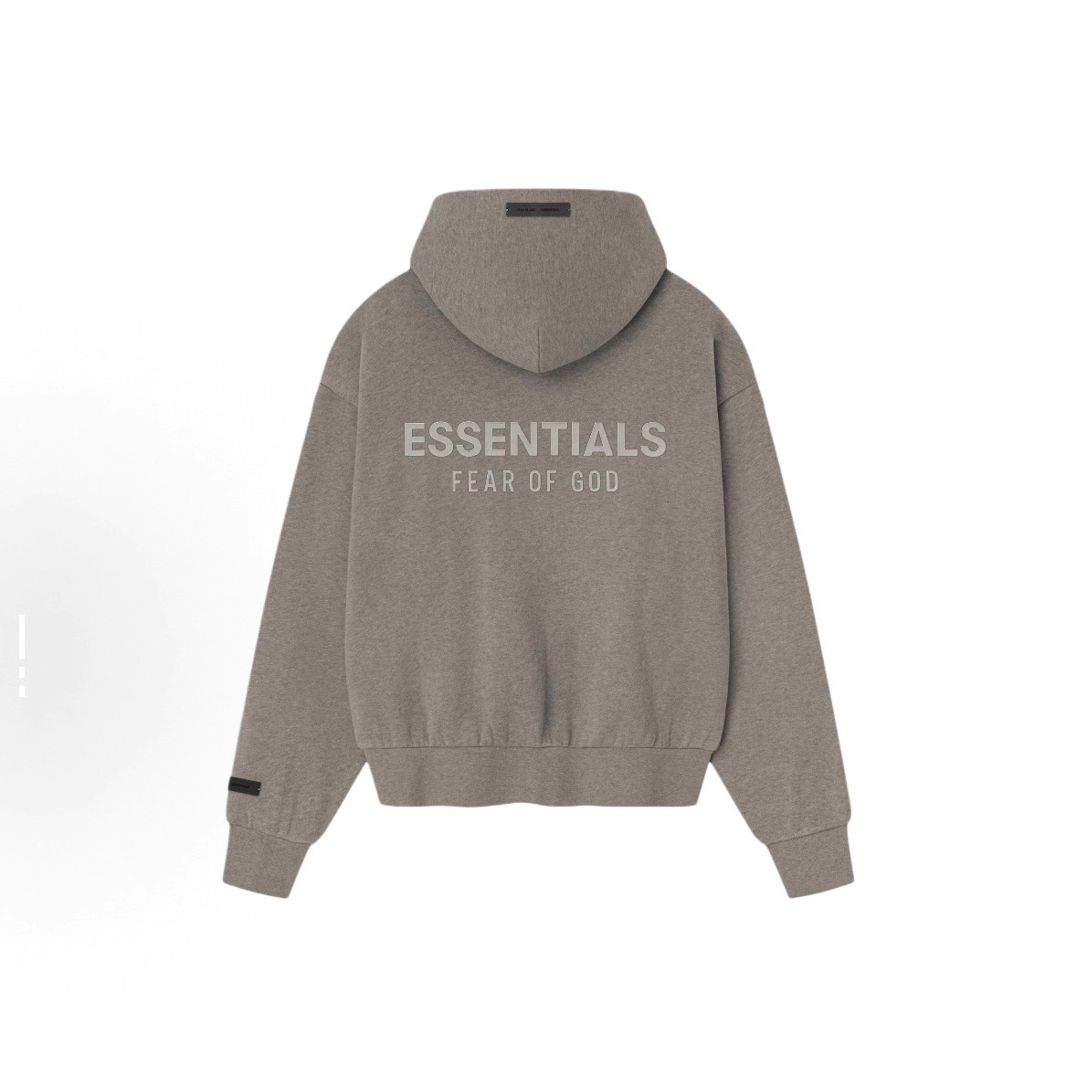 Brushed Silver Silicone Print 100% Cotton Zip up Hoodie Metallic Oversized Techwear Jacket Futuristic Streetwear Coat — image 3