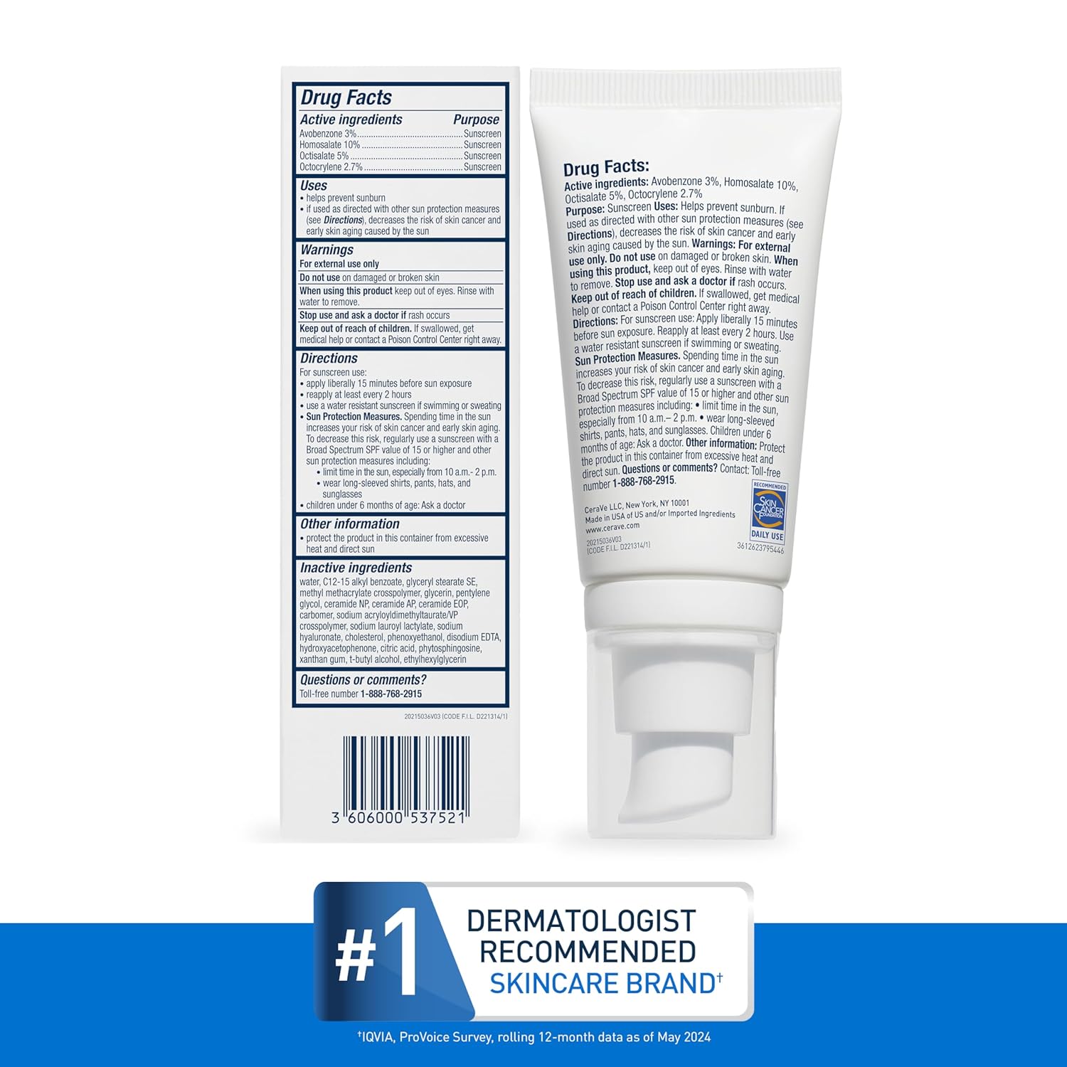 CeraVe Ultra-Light Moisturizing Lotion With SPF 30, Daily Face Moisturizer with SPF, Formulated with Hyaluronic Acid & Ceramides, 1.7 Ounce — image 5