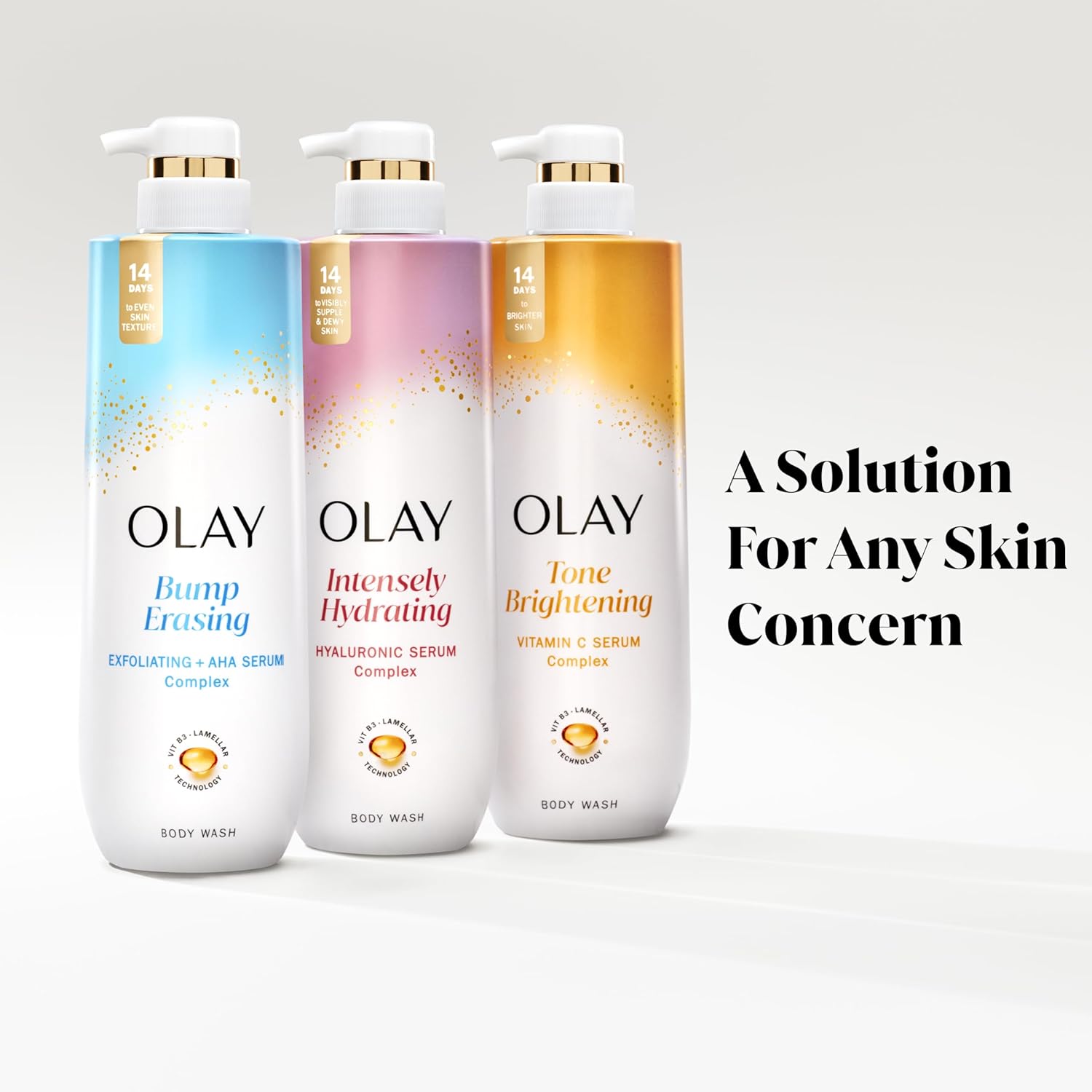 Olay Body Lotion for Women, Firming with Collagen Peptides Serum, Visibly Firmer Skin, 24hr Moisture & Hydration, Fast Absorbing Formula, Vitamin B3 Complex, For All Skin Types, 17 fl oz — image 3