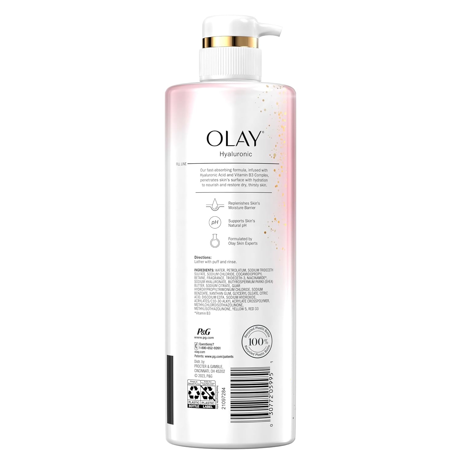 Olay Body Lotion for Women, Firming with Collagen Peptides Serum, Visibly Firmer Skin, 24hr Moisture & Hydration, Fast Absorbing Formula, Vitamin B3 Complex, For All Skin Types, 17 fl oz — image 4