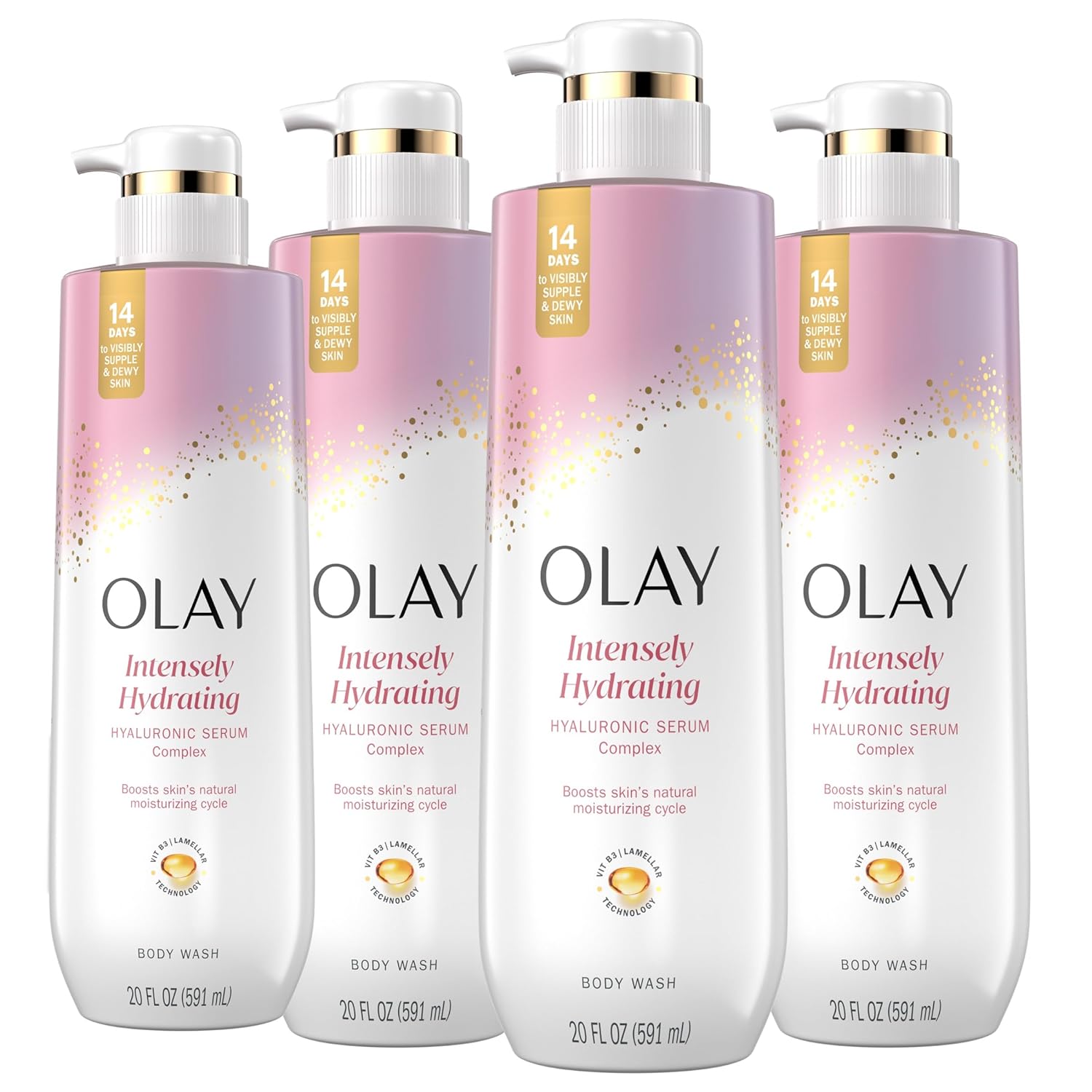 Olay Body Lotion for Women, Firming with Collagen Peptides Serum, Visibly Firmer Skin, 24hr Moisture & Hydration, Fast Absorbing Formula, Vitamin B3 Complex, For All Skin Types, 17 fl oz