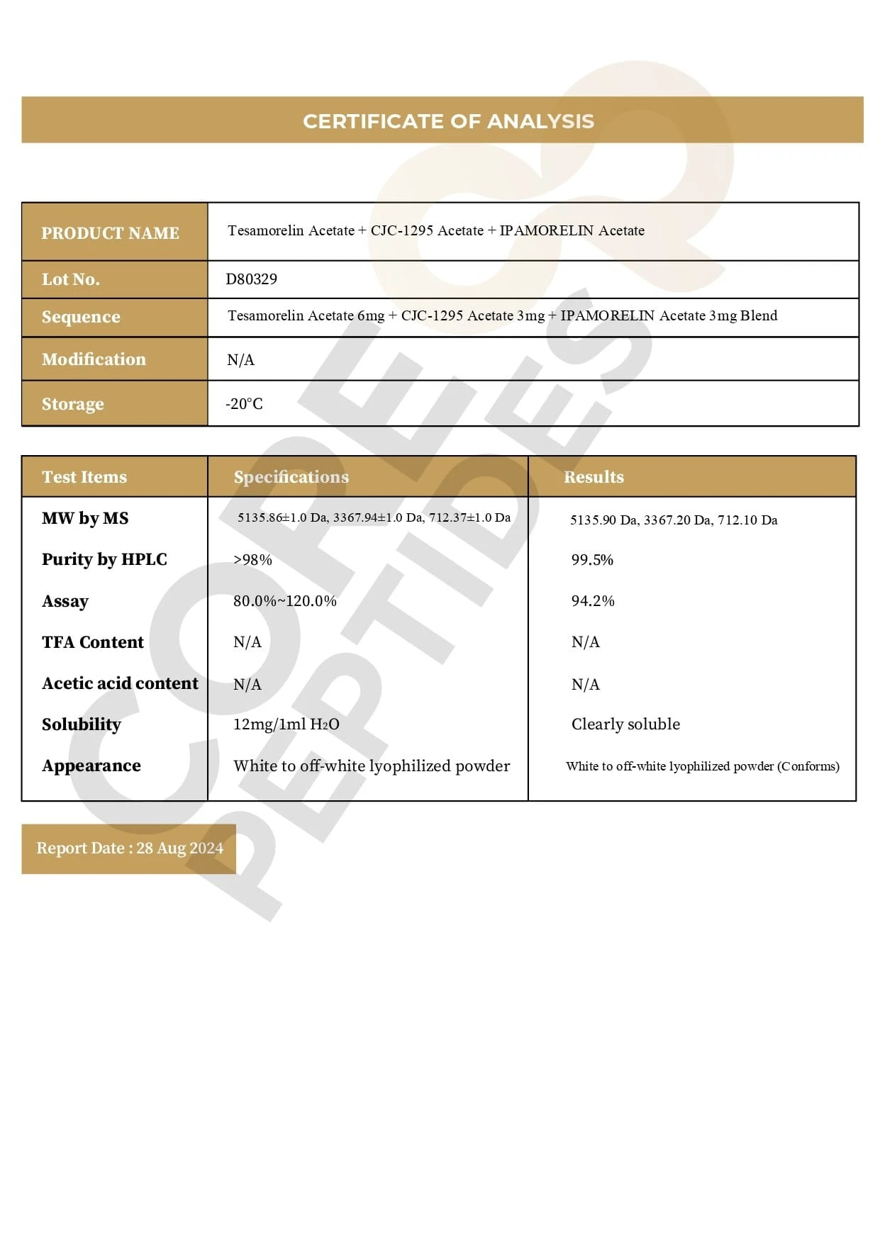 Tesamorelin & CJC-1295 (Mod GRF 1-29) & Ipamorelin Blend (12mg) — image 3