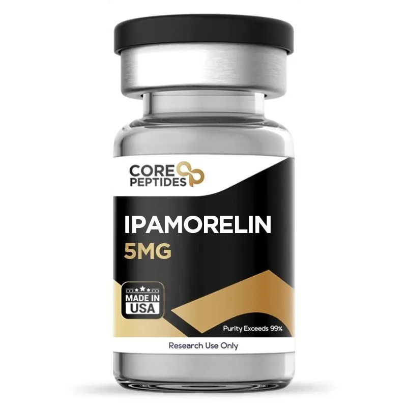 Ipamorelin (5mg) Purity: >99% Lyophilized powder form