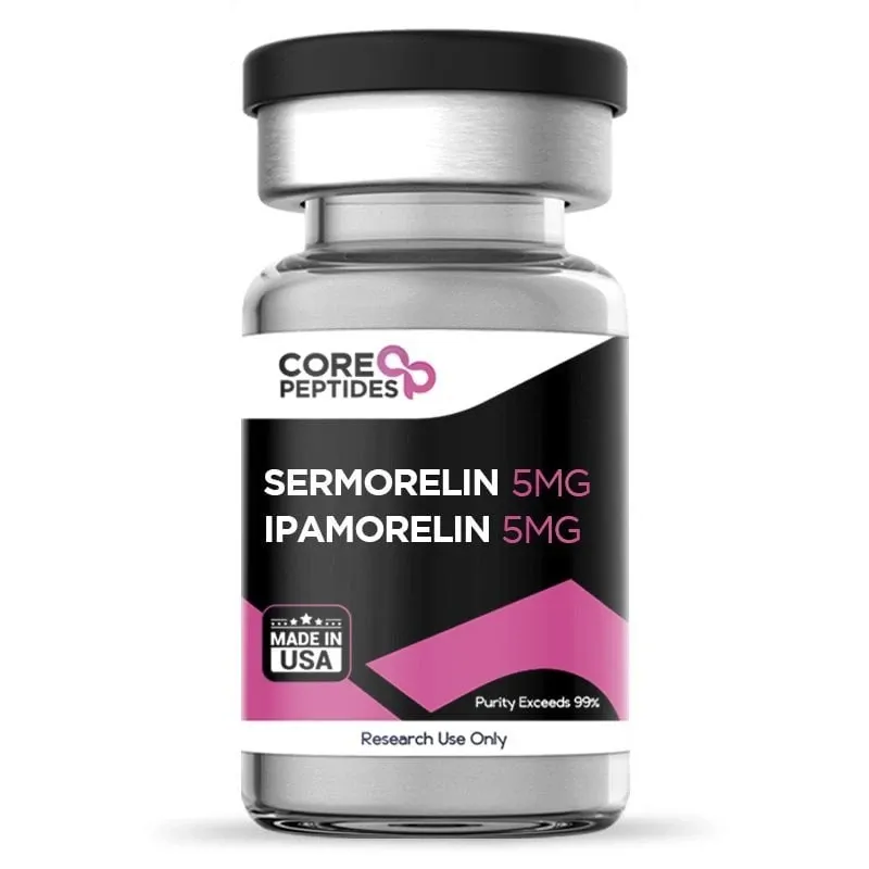 Sermorelin & Ipamorelin Blend (10mg) Purity: >99%  Lyophilized powder