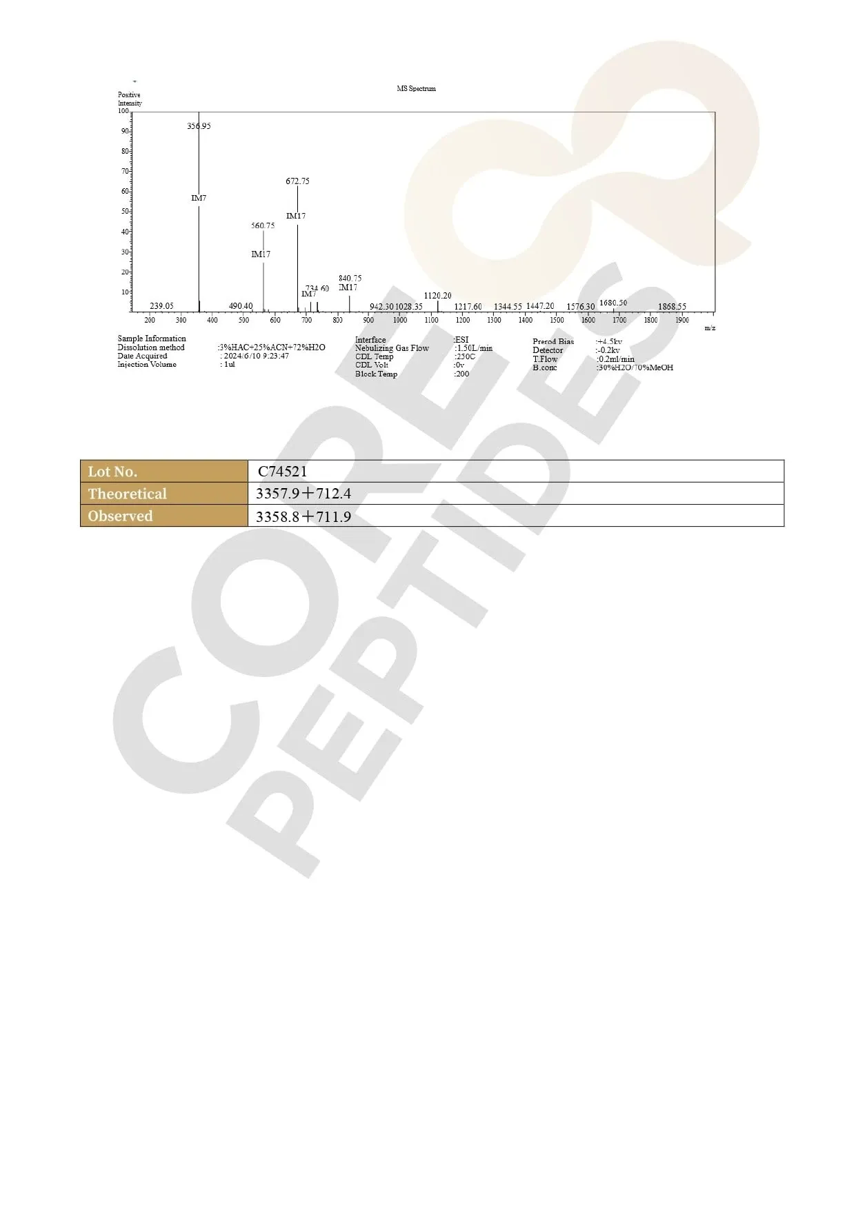 Sermorelin & Ipamorelin Blend (10mg) Purity: >99%  Lyophilized powder — image 4