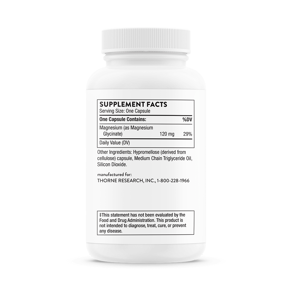 Magnesium Glycinate (90 Capsule)-promotes restful sleep and muscle relaxation* — image 4