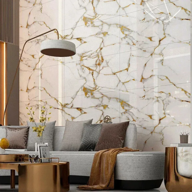 040PCS Marble 3D Ceramic Tile Wall Renovation Decoration Sticker Waterproof Selfadhesive Home Floor 251113 — image 2