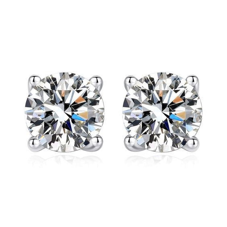 Wholesale Price Hip Hop Moissanite Diamond Earrings