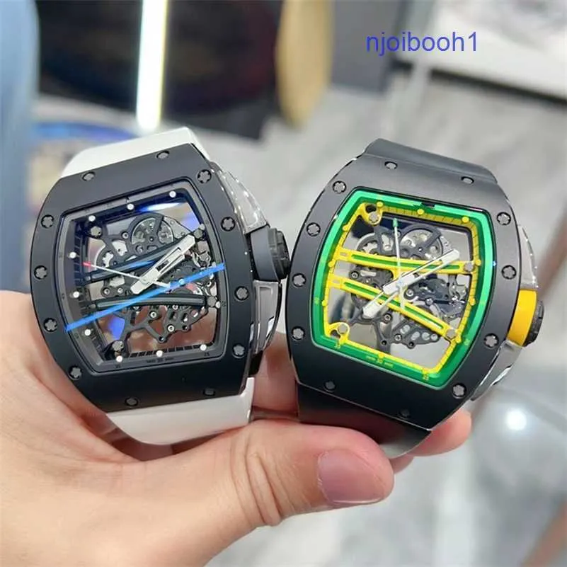 Fashionable Popular Best Selling Luxury Sapphire Crystal Case Rubber Strap Unique Men's — image 5