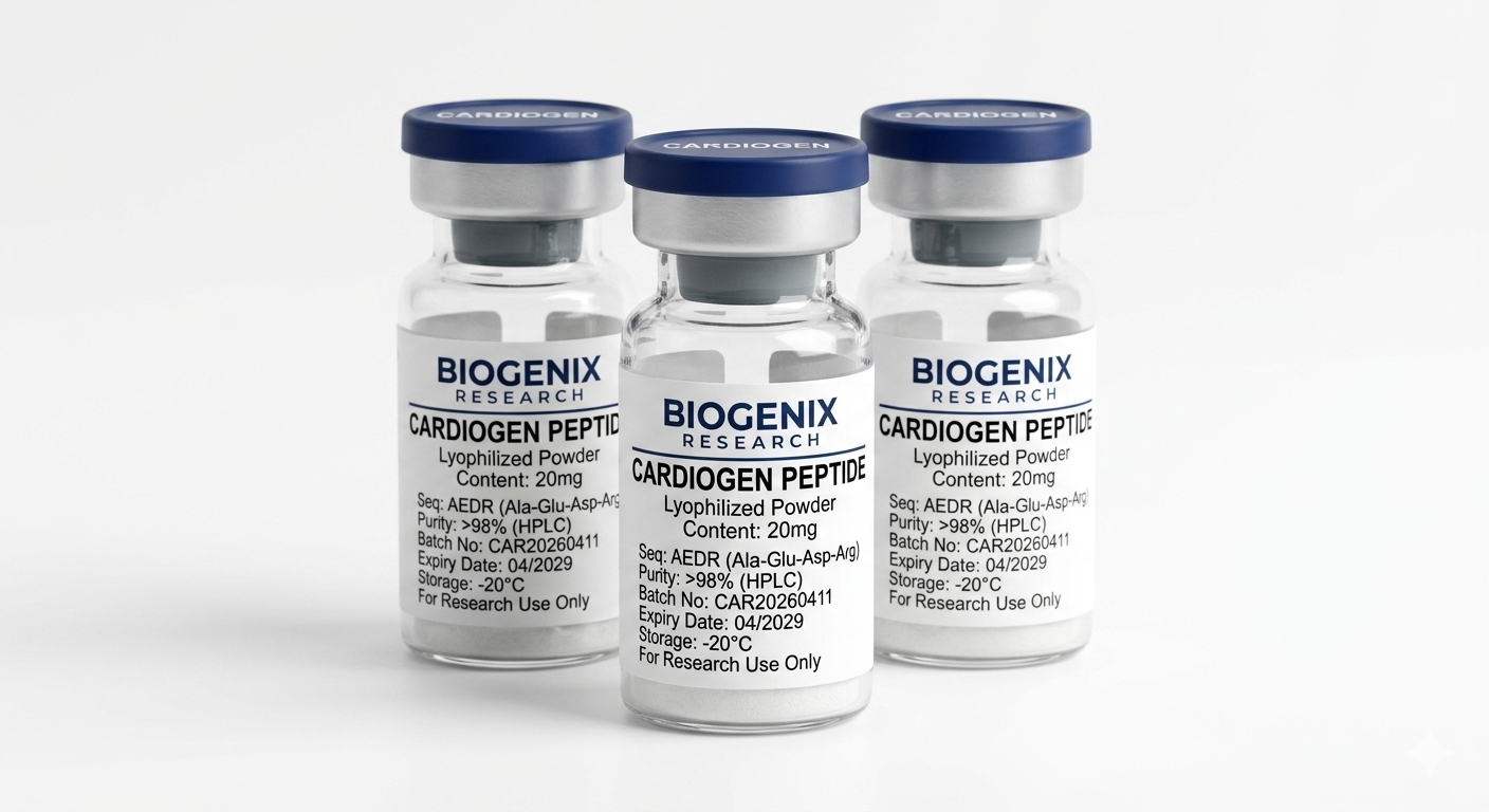 Cardiogen Peptide (Ala-Glu-Asp-Arg)